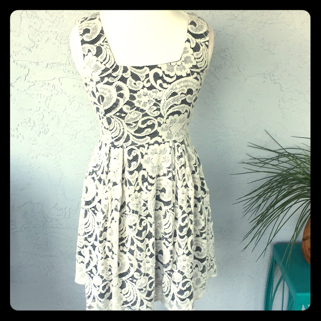 Lace Skater Dress